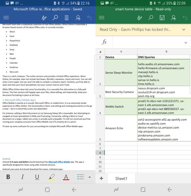 6 Ways You Can Use Microsoft Office Without Paying for It Android Microsoft Office Apps Word Excel