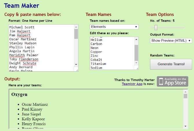 Team Maker Is The Easiest Random Team Generator You Ll Ever Use