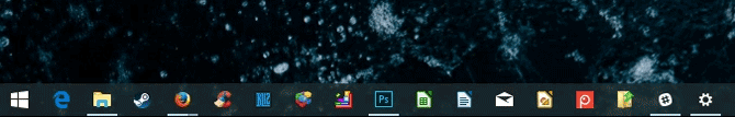 windows 10 taskbar change color