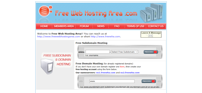 The Best Free Website Hosting Services in 2019 free web host area