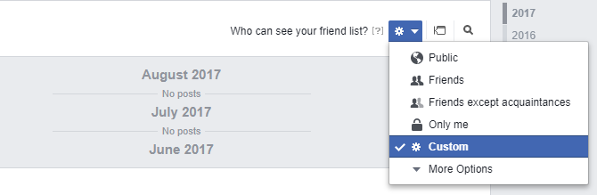 Facebook Who can see your friend list?