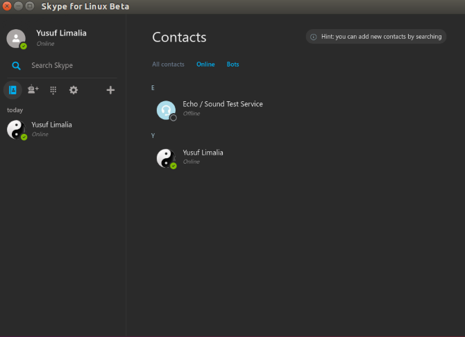 Make voice and video calls on Linux with Skype