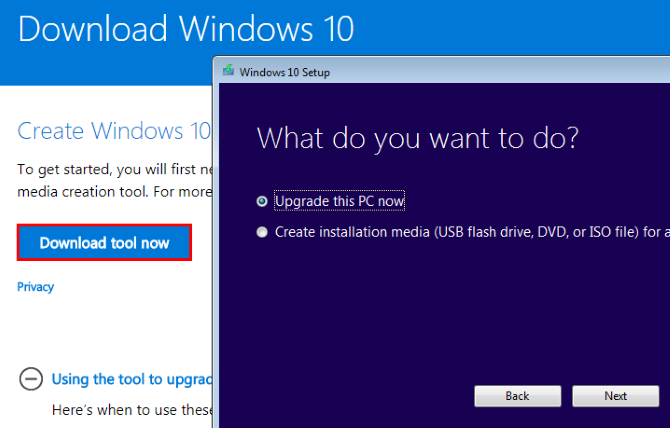 Download Windows 10 Media Creation Tool Upgrade Now Create Installation Media