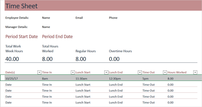 Need A Timesheet Template To Track Your Hours Here Are 12