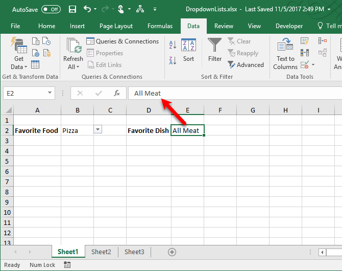 How To Create A Dropdown List In Excel For Mac