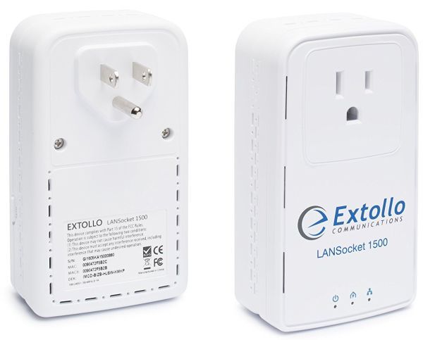 Best Powerline Adapters - Extollo LANSocket 1500 Powerline Adapter