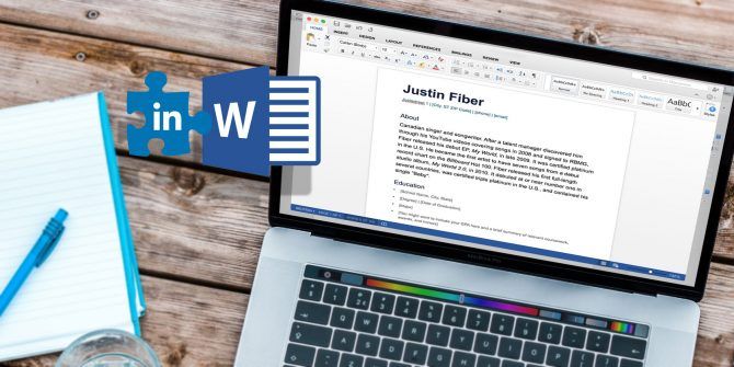 how to use the linkedin resume assistant in microsoft word