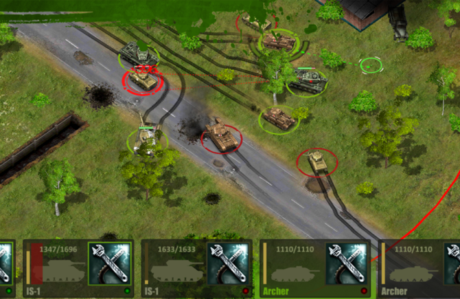 tank games - Tank Tactics battle