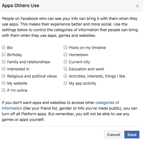 Facebook Privacy Tip: How to Limit Your Data Being Shared With Third Parties FB Apps Others Use 2