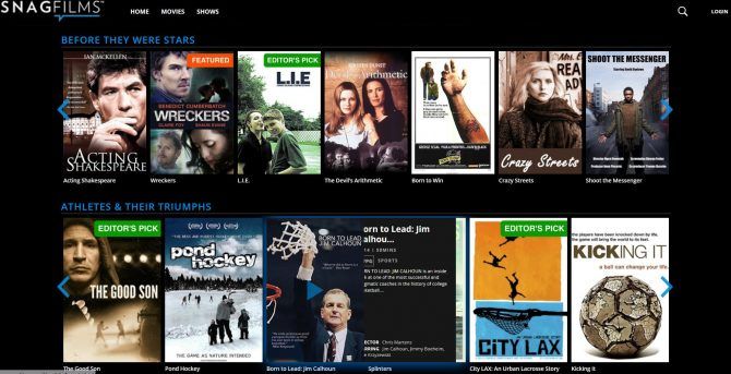 The Best Free Movie Streaming Sites - SnagFilms