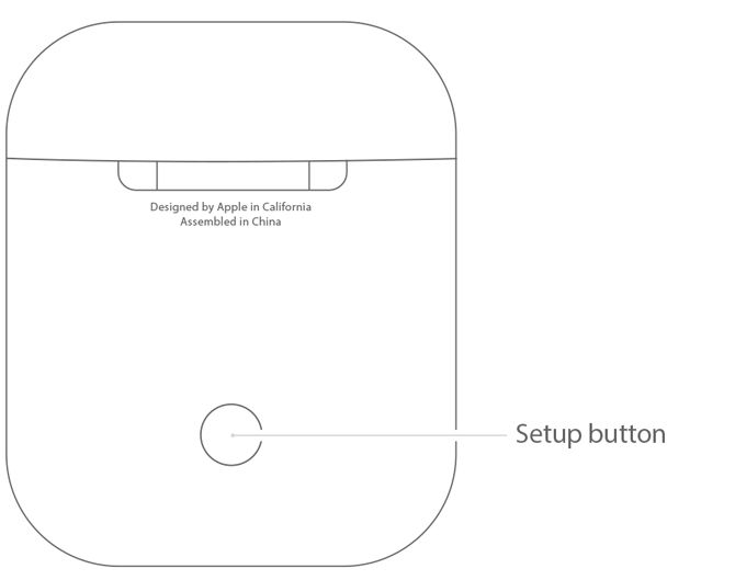AirPods Tips - Apple AirPods Setup Button