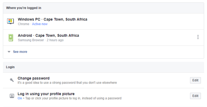 facebook where youre logged in  - were my online accounts hacked?