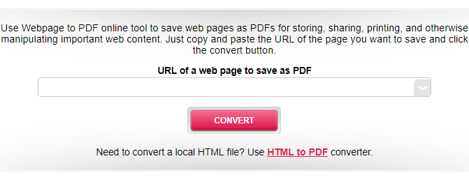 how to convert webpage to pdf - use webpage to pdf