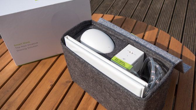 The Smart Nora carry case with everything packed away