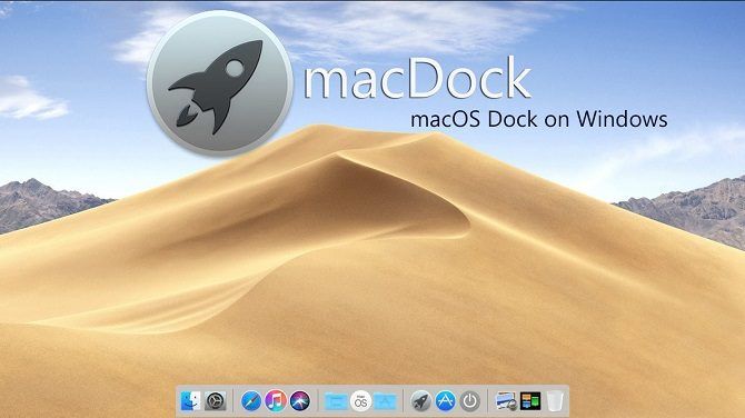 Windows 10 için macDock masaüstü teması