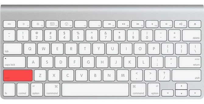 Apple Smart Keyboard Shift