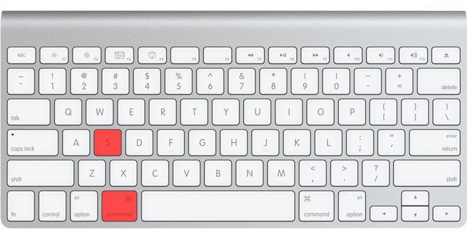 Apple Smart Keyboard CMD S