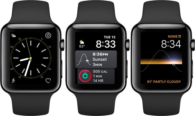 Siri Simple Solar Apple Watch Faces
