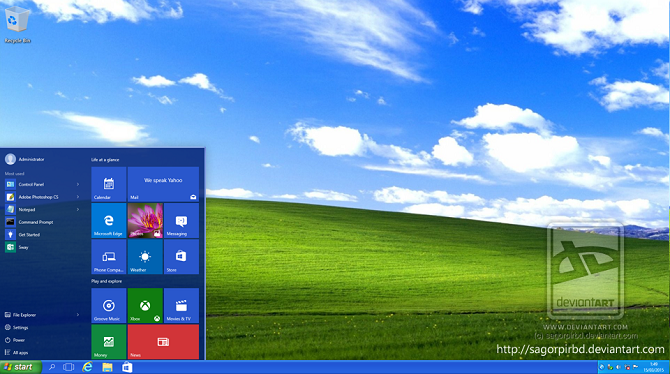 Windows 10 için XP Temaları
