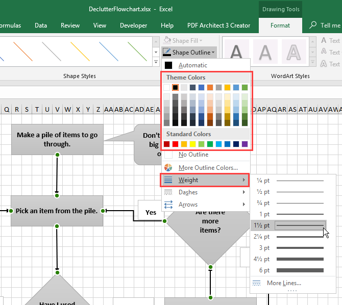How to Create a Flowchart in Microsoft Excel