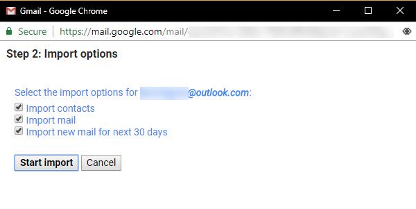 Gmail-Import-Options