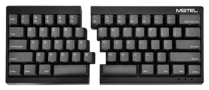 Mistel Barocco Ergonomic Keyboard
