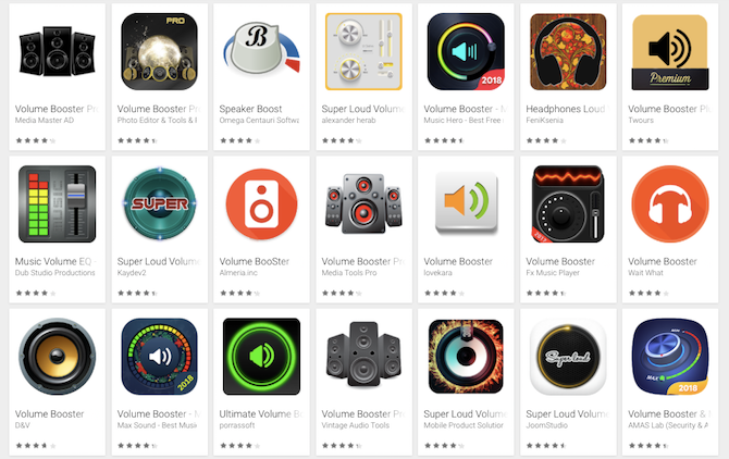 Play Store Android Volume Booster Apps