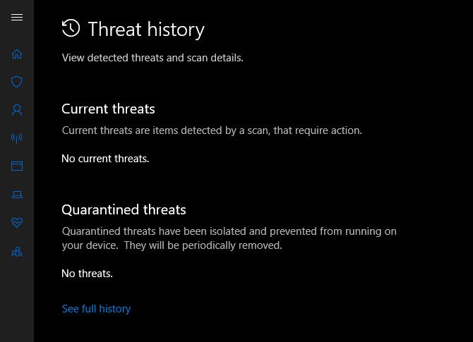 Windows-Defender-Threat-History