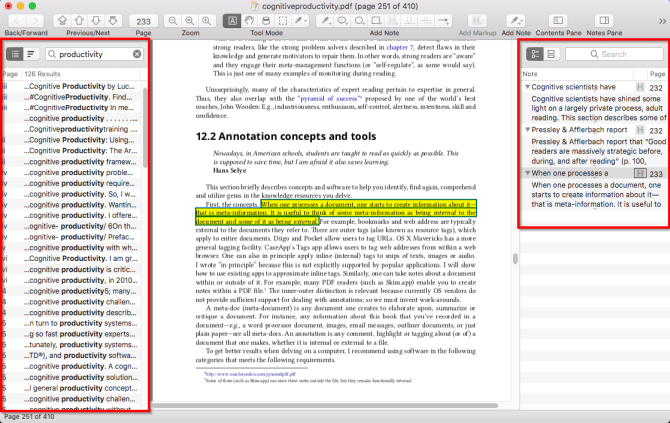 skim pdf reader features