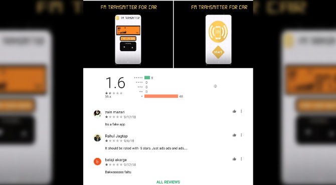 Car FM Transmitter 100% Pro reviews on Google Play