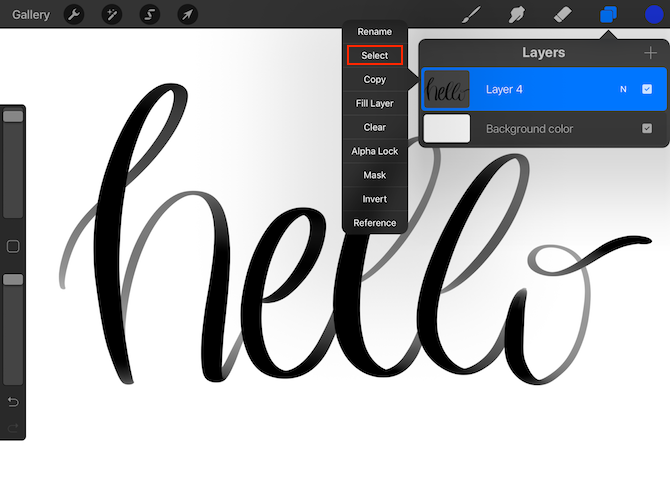 How To Fill Calligraphy Text With Color Textures Or Photos In