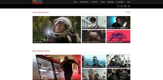 Best Free Movie Streaming Websites Free Cinema Online