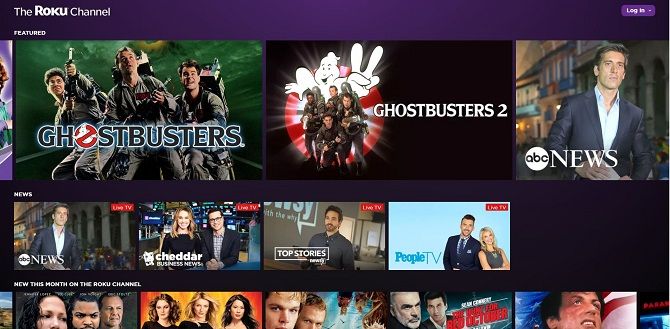 Best Free Movie Streaming Websites - The Roku Channel