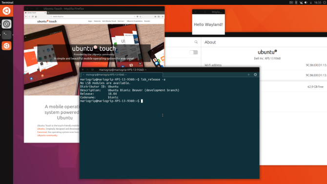 Unity 8 Linux для рабочего стола