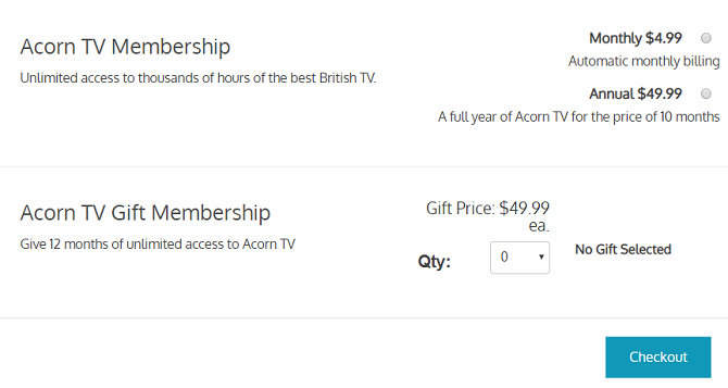 acorn tv price