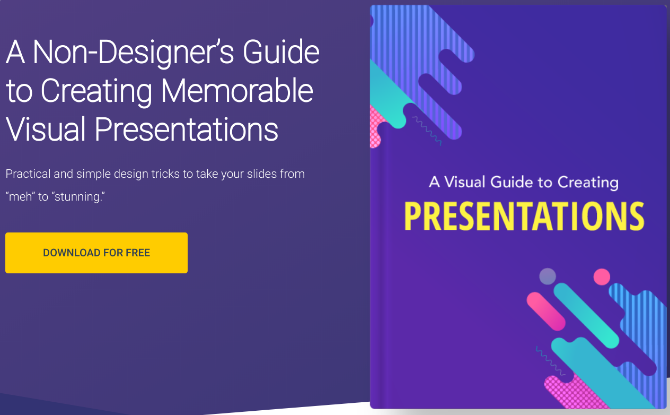 Download free ebook to learn how to make beautiful powerpoint presentations 