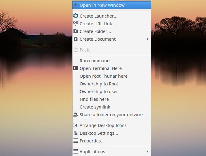 mx linux desktop settings