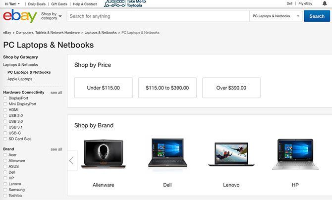 eBay Used Laptop and Notebooks