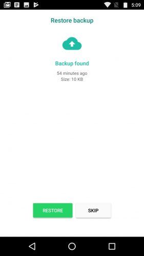 restore backup how to get deleted messages back