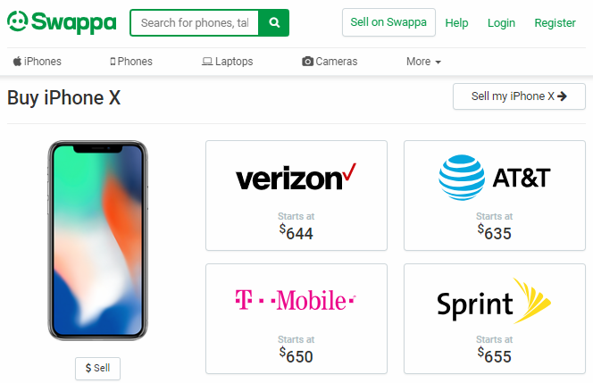 swappa iphone x deal