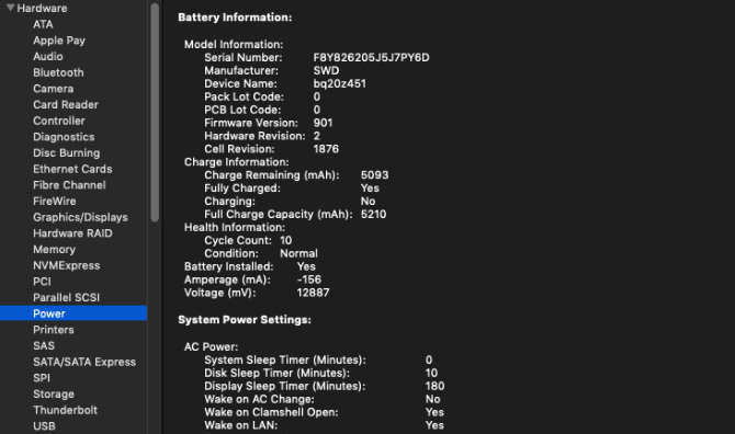 Mac Battery Check Cycles