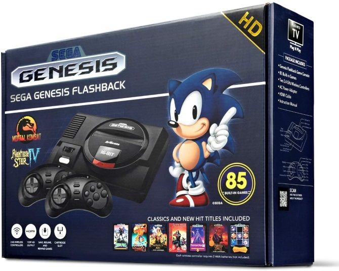 Sega Genesis Flashback system
