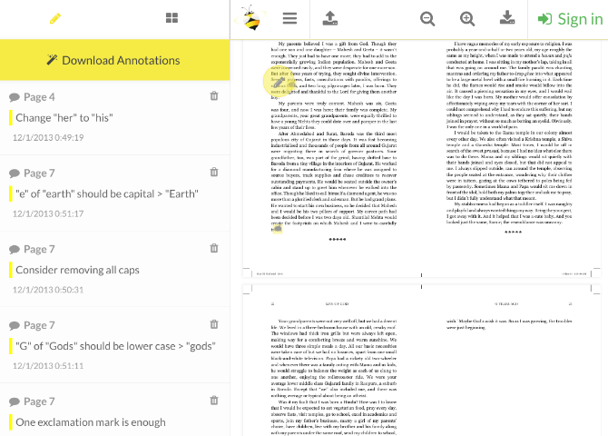 collect and export pdf annotations and notes with Sumnotes