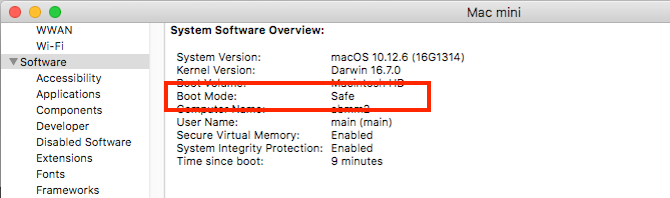 Mac mini 2010 software update issue