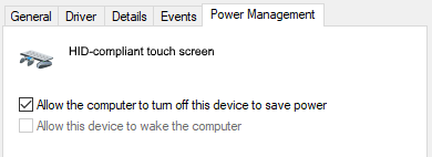 windows 10 device power management