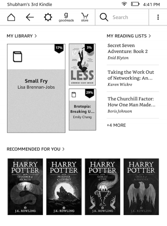 Get a clutter-free Kindle homescreen