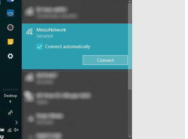 Android Wi-Fi tethering in Windows 10