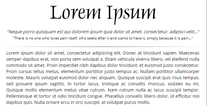 Loremipsum.com Text