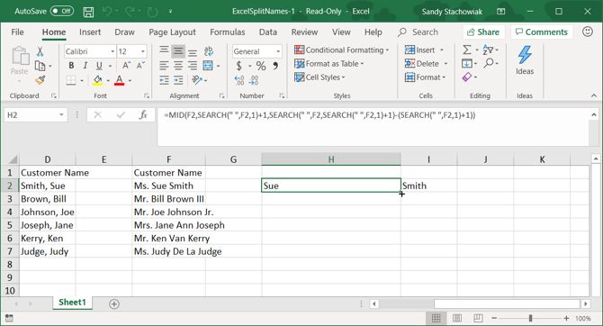 Автозаполнение формул в Excel путем перетаскивания
