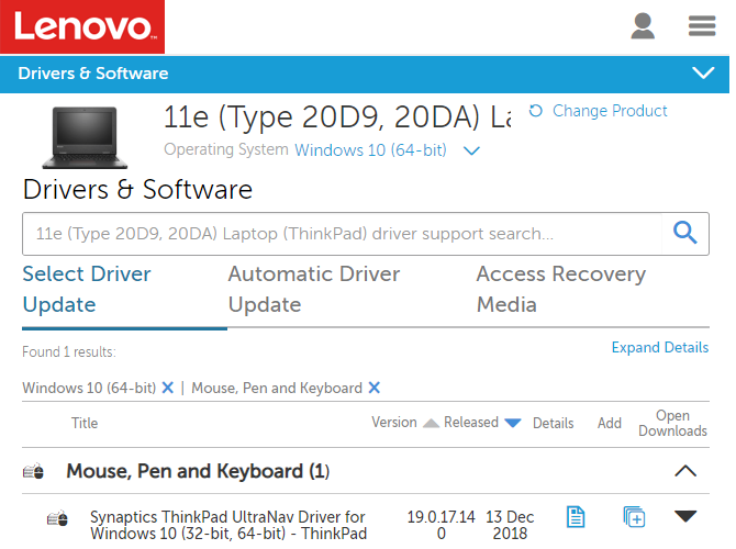 Lenovo Driver Update